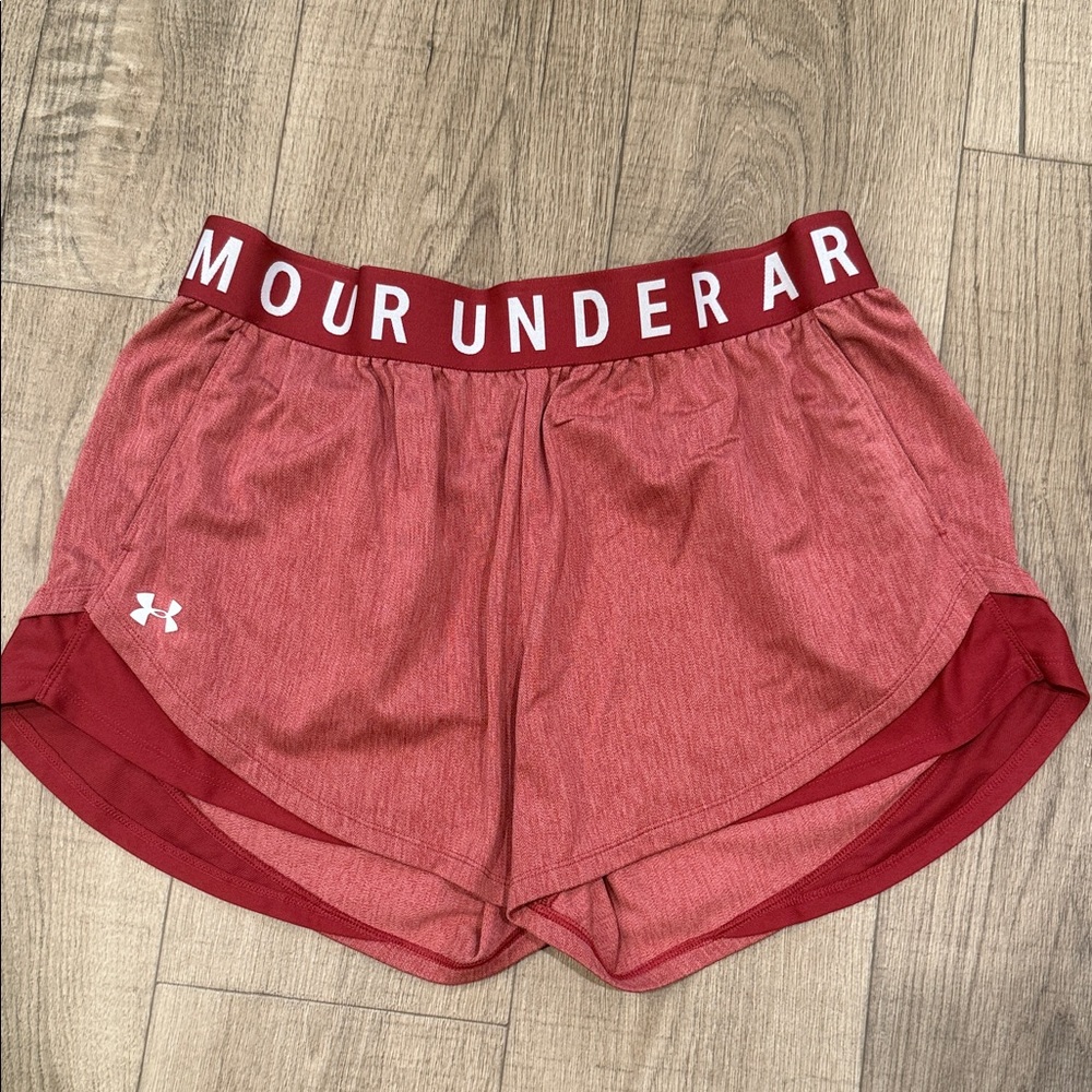 Under Armour Women's Burgundy Athletic Shorts